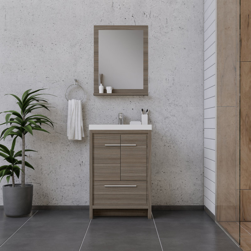 Latitude Run® Feike 24'' Free Standing Single Bathroom Vanity with